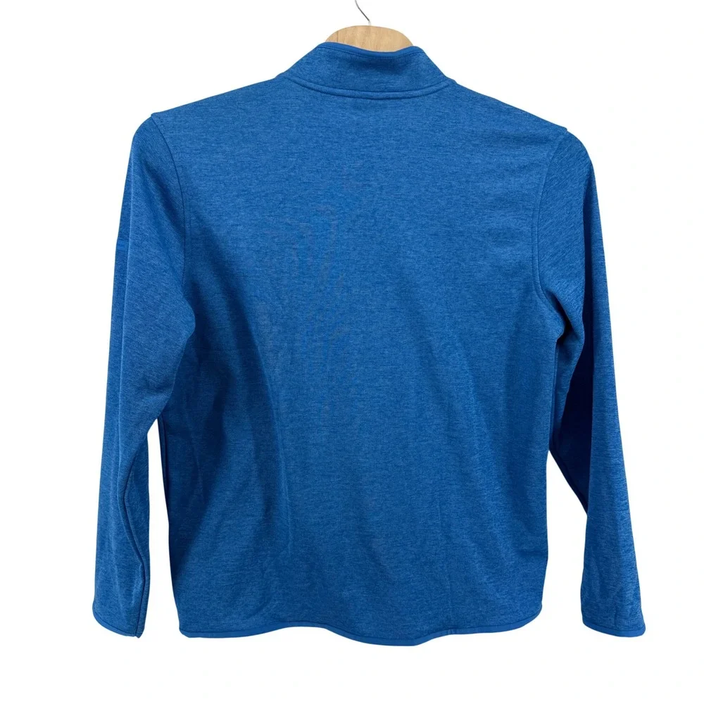NEW Under Armour UA Drive SweaterFleece Mens 2XL Pullover Blue Heathered 1/4 Zip